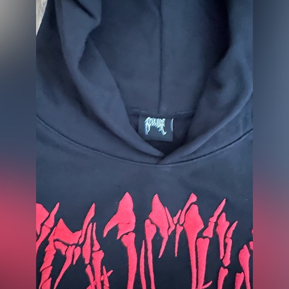 REVENGE Official RED SKULL HOODIE XXL New in Packaging - Picture 7 of 7